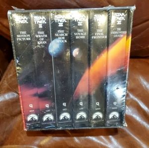 1993 NOS SEALED STAR TREK VHS Tapes 6 films ! NEW OLD Stock.